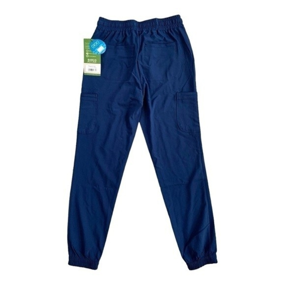 Barco Voyager 6 Pocket CiCLO Jogger Scrub Pants XS Indigo Blue Eco Friendly NWT - Picture 4 of 7